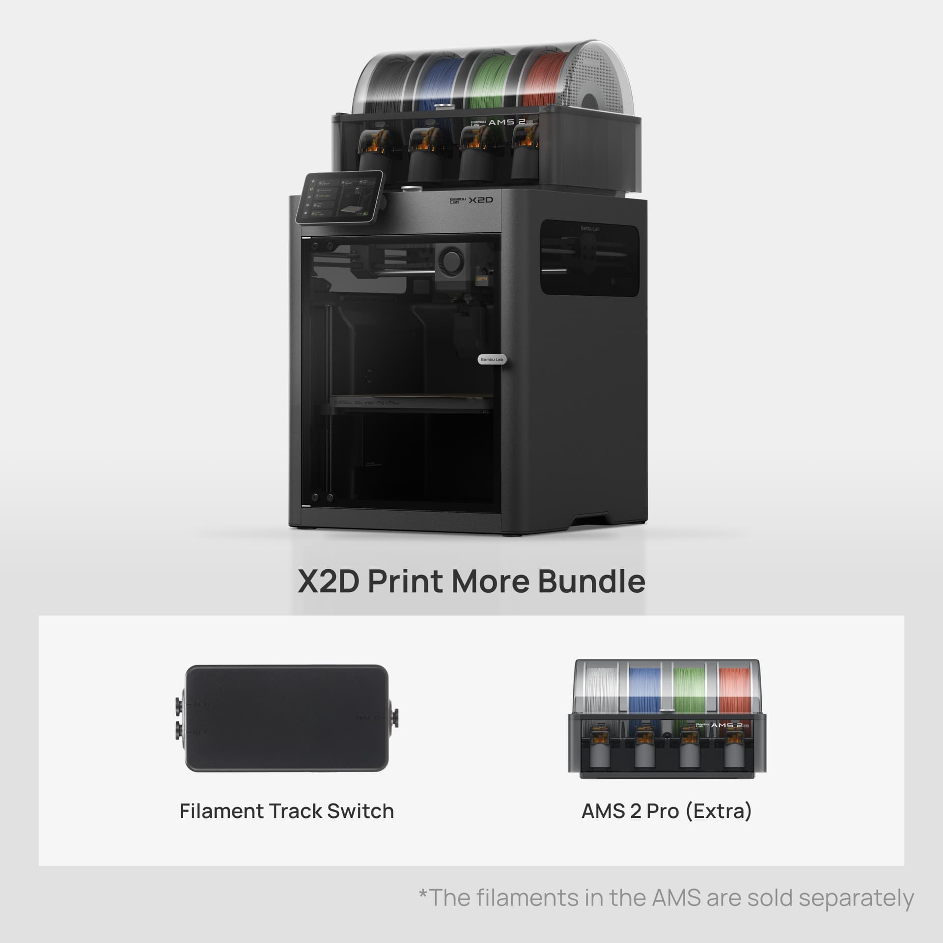 Bambu Lab X2D Combo - Print More Bundle – produktbild 5